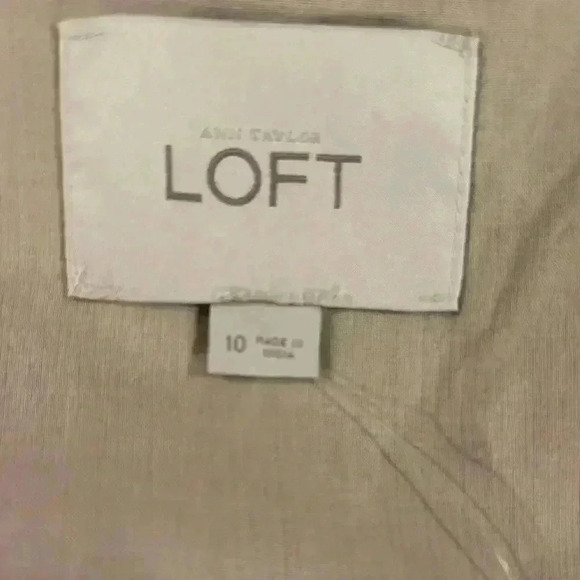 NWT Loft Black Floral Lace Belted Blazer Size 10. ID #70145 - Picture 5 of 7